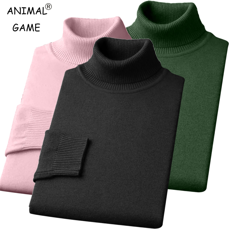 Turtleneck Sweater Men - Otoño para hombre de alta calidad