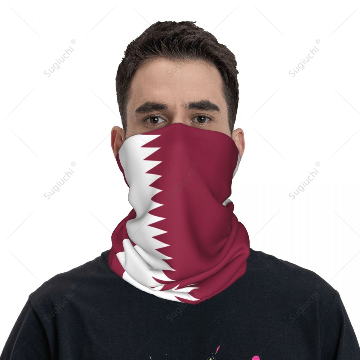 Men'S Fashion Qatar - Pañuelo unisex con bandera de Qatar,