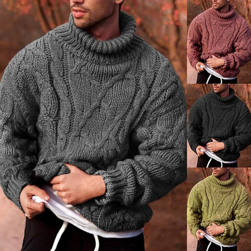 Mens Fashion Mullet - Otoño e Invierno moda europea y