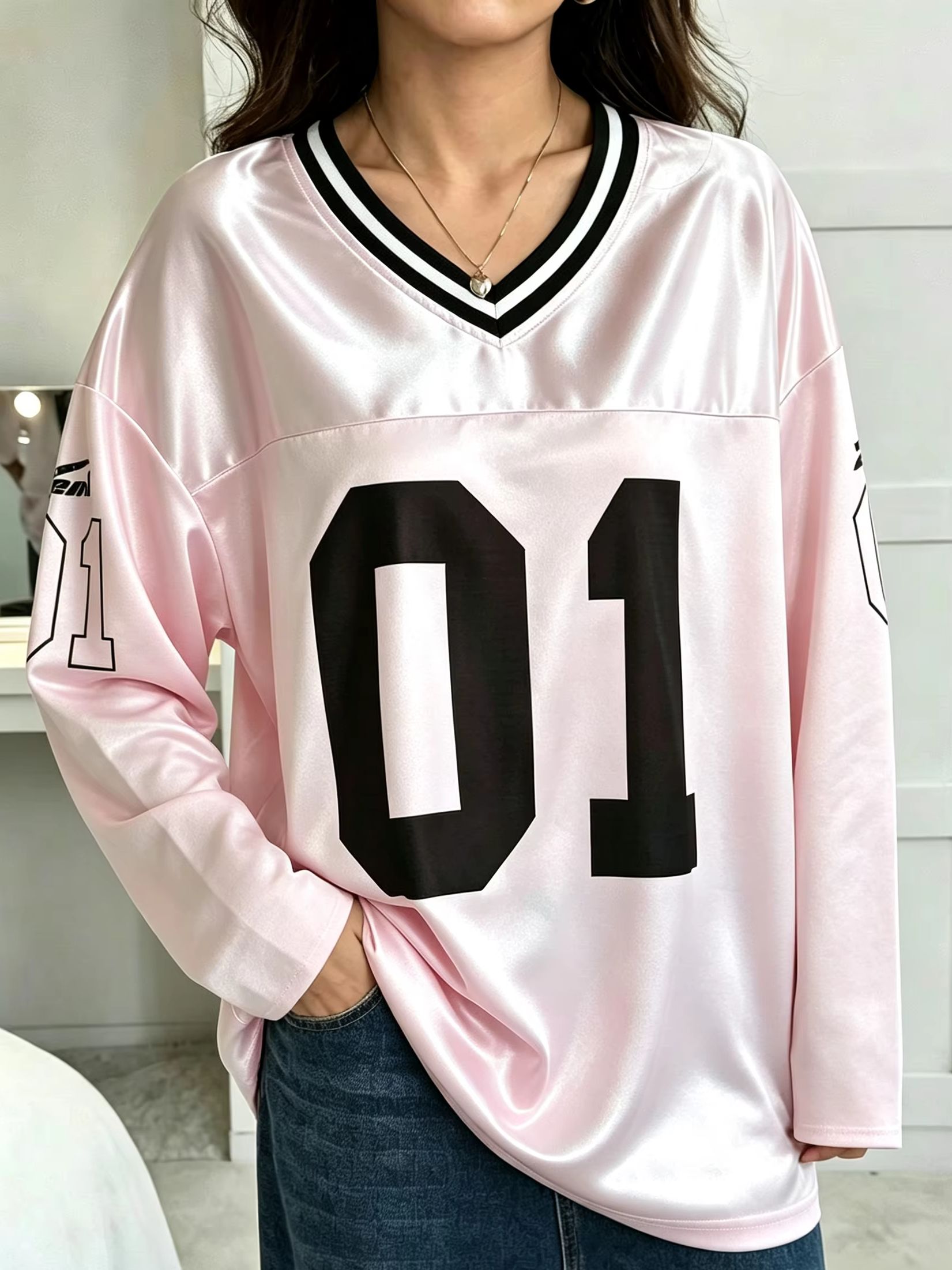 Men'S Tops Fashion - Camiseta de manga larga para hombre