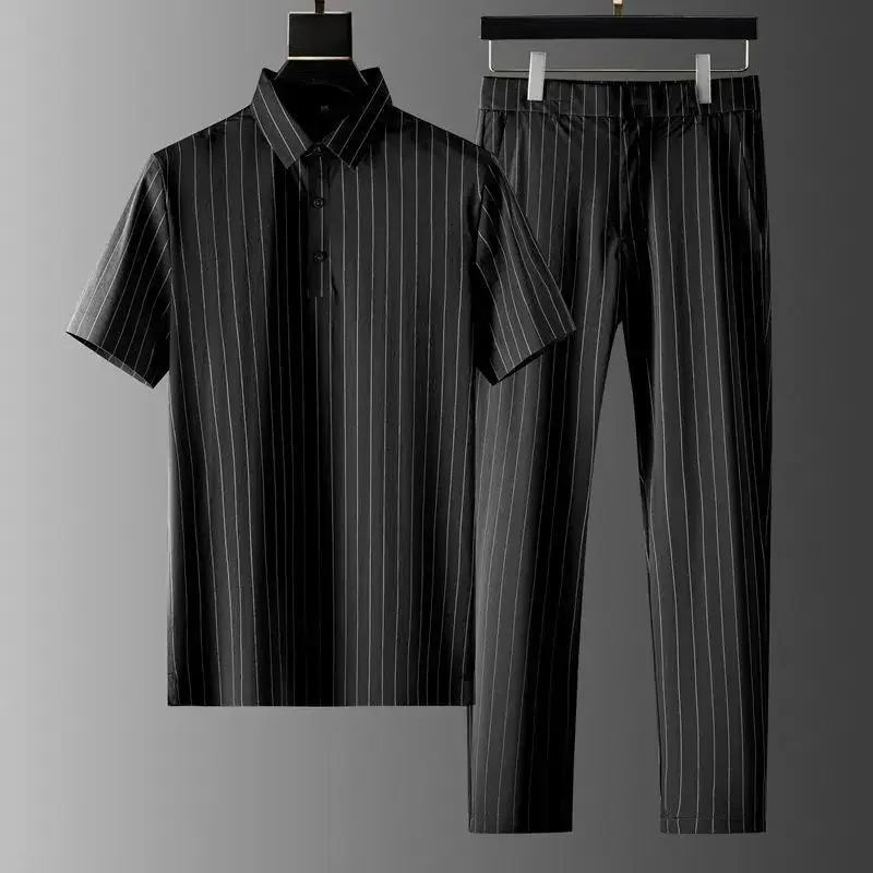 Polo Shirt Slim - Conjunto de dos piezas a rayas