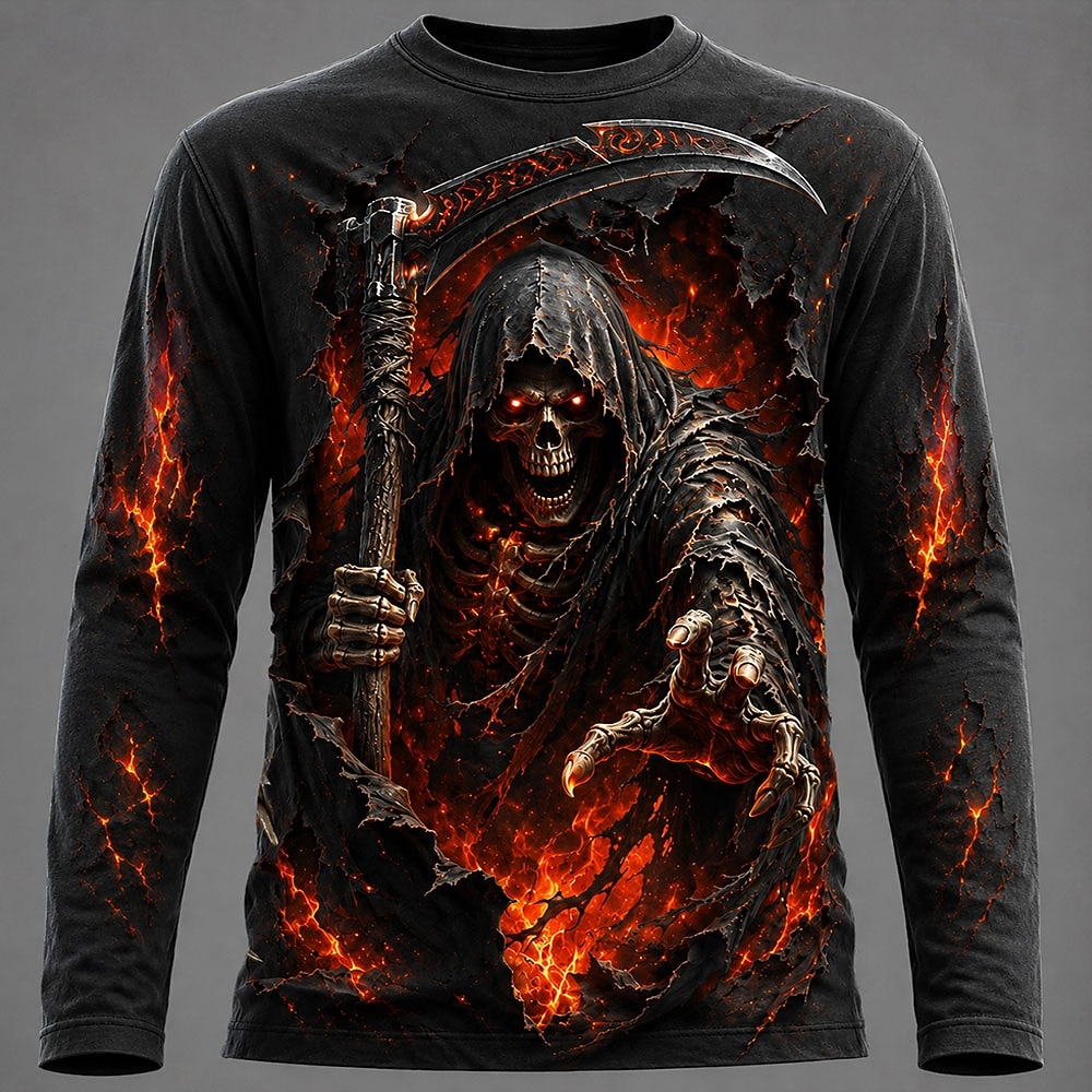 Men'S Fashion Trends - Camiseta de manga larga con estampado