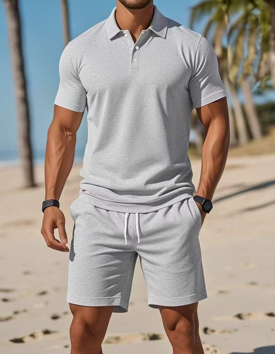 Polo Shirt Slim - Conjunto de Polo de Verano para