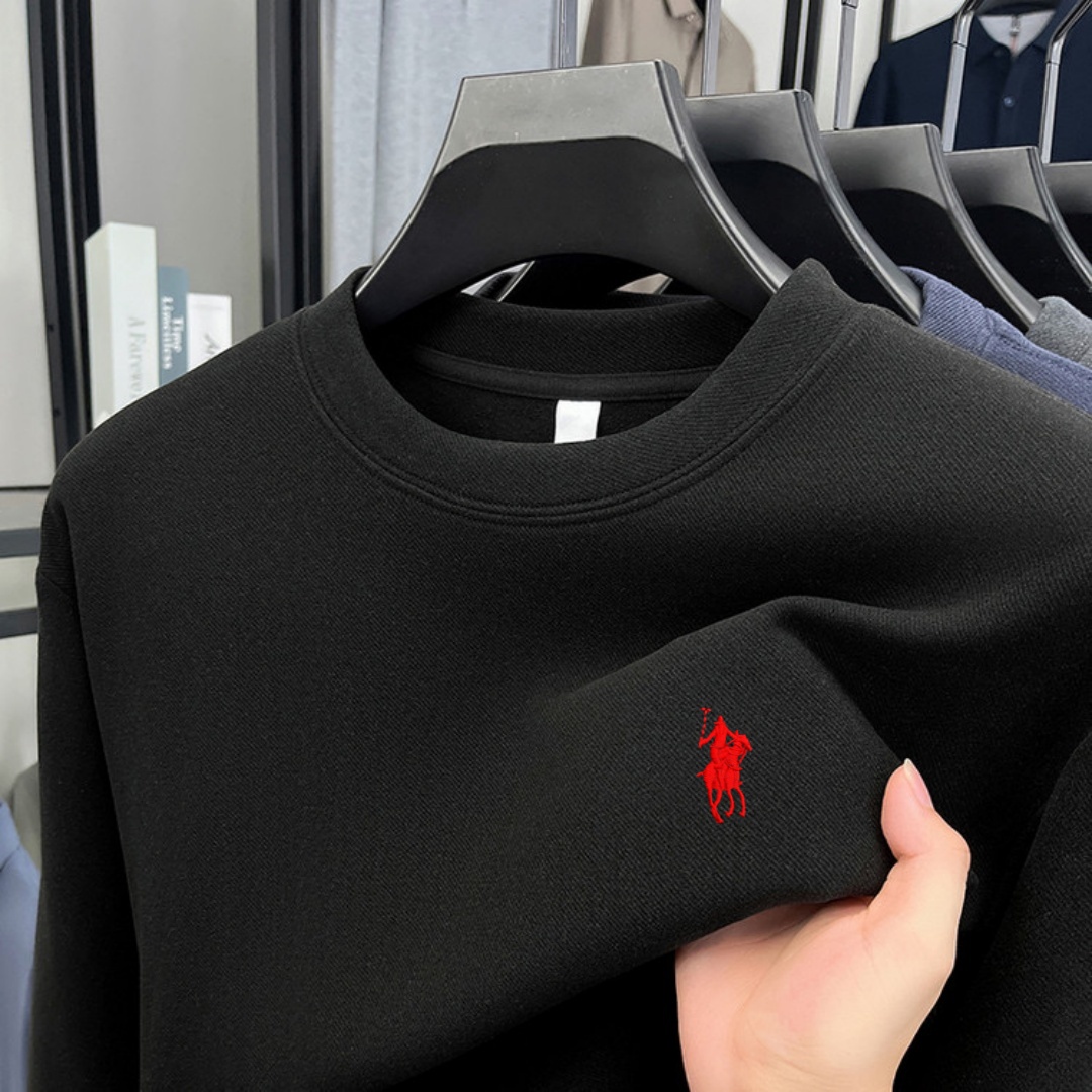 Men'S Tops Fashion - Camiseta de manga larga con cuello