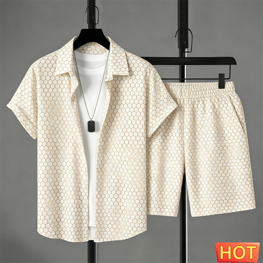 Men'S Fashion Color - Conjunto de Camisa para Hombre, Estilo