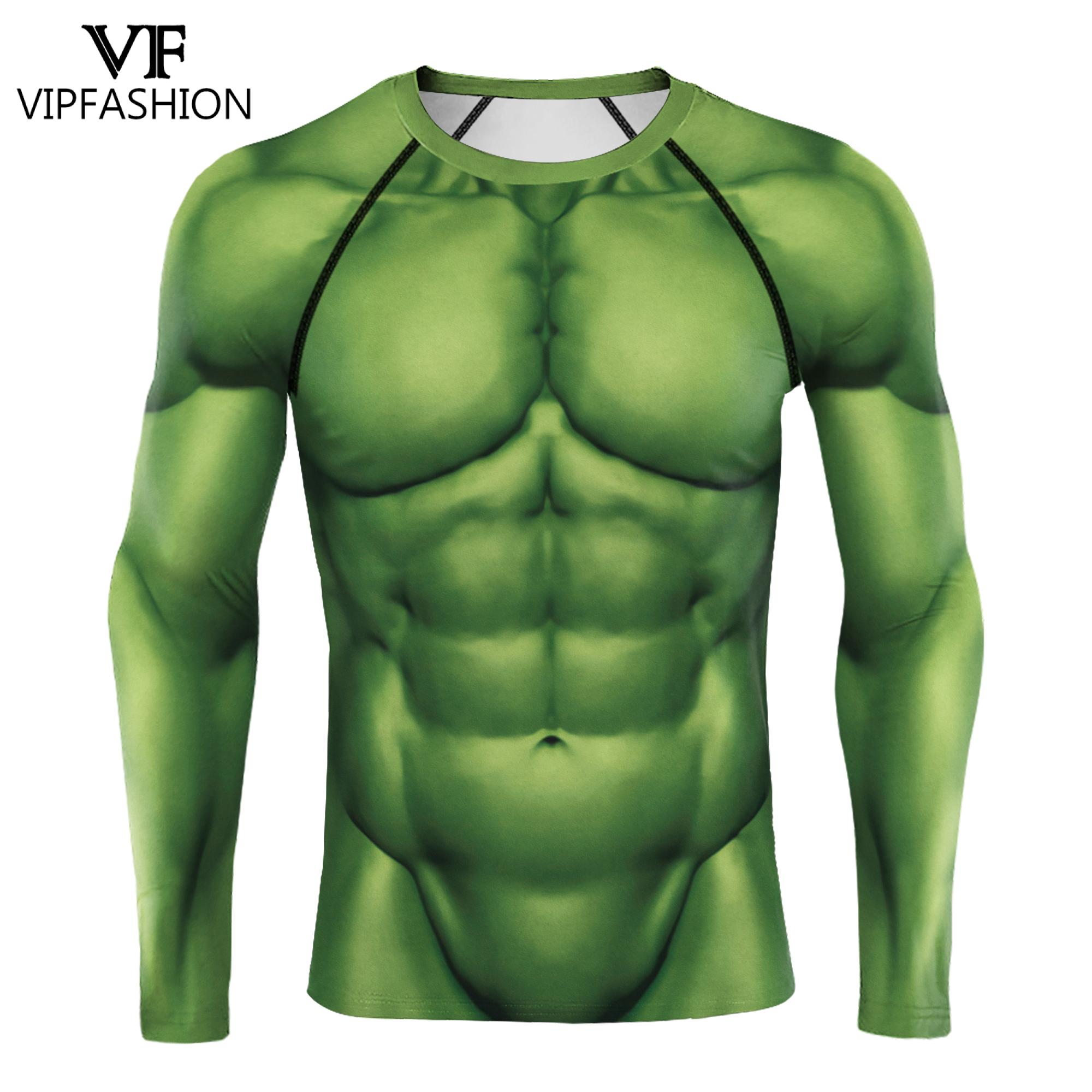 Muscle Tee Workout - Camiseta con músculos verdes de moda