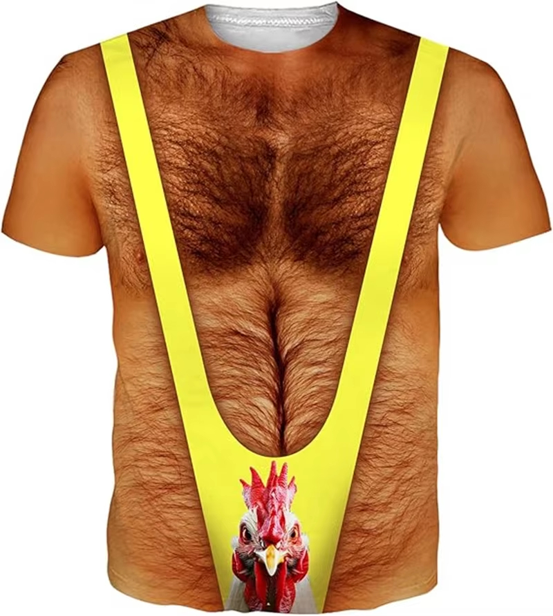 Muscle Tee Workout - Nueva Camiseta Divertida con Estampado Muscular