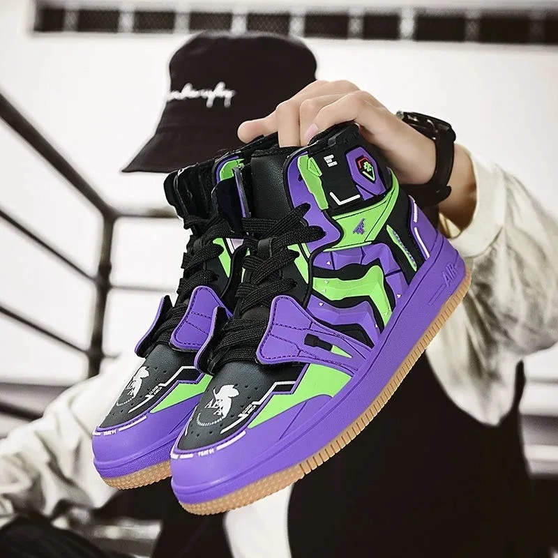 Jacket Mens Fashion - Traje de Cosplay Premium EVANGELION, Zapatillas