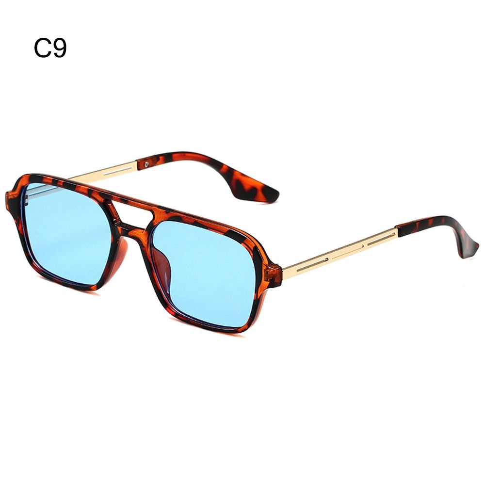 Men'S Fashion 70S - Gafas de sol cuadradas con protección