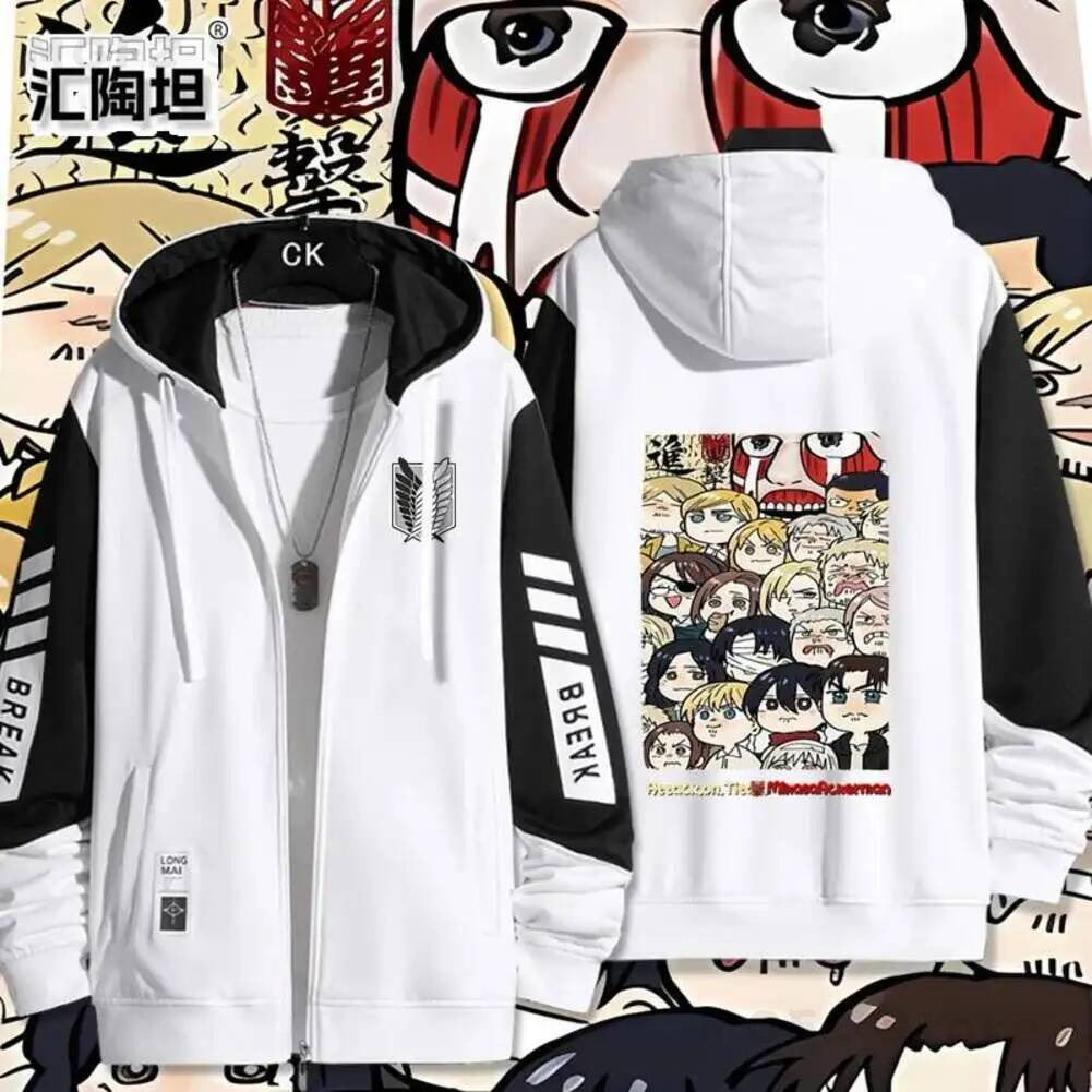 Jacket Mens Fashion - Ackerman Levi Mikasa·Ackerman Eren Jaeger Disfraz