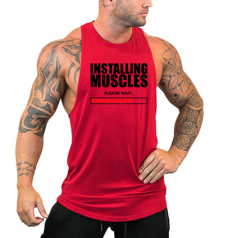 Muscle Tee Workout - Instalación de músculos, por favor espere,