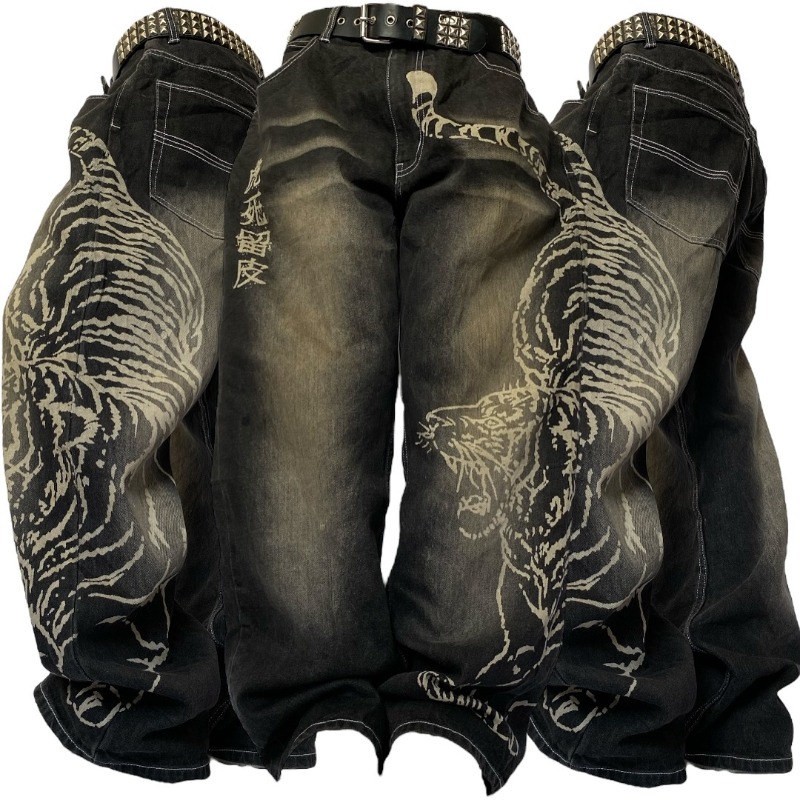 Men'S Fashion With Baggy Jeans - 2025 moda nuevo patrón de gran