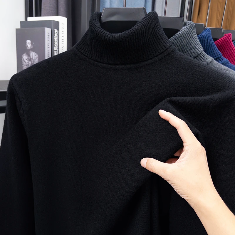 Turtleneck Sweater Men - Otoño para hombre de alta calidad