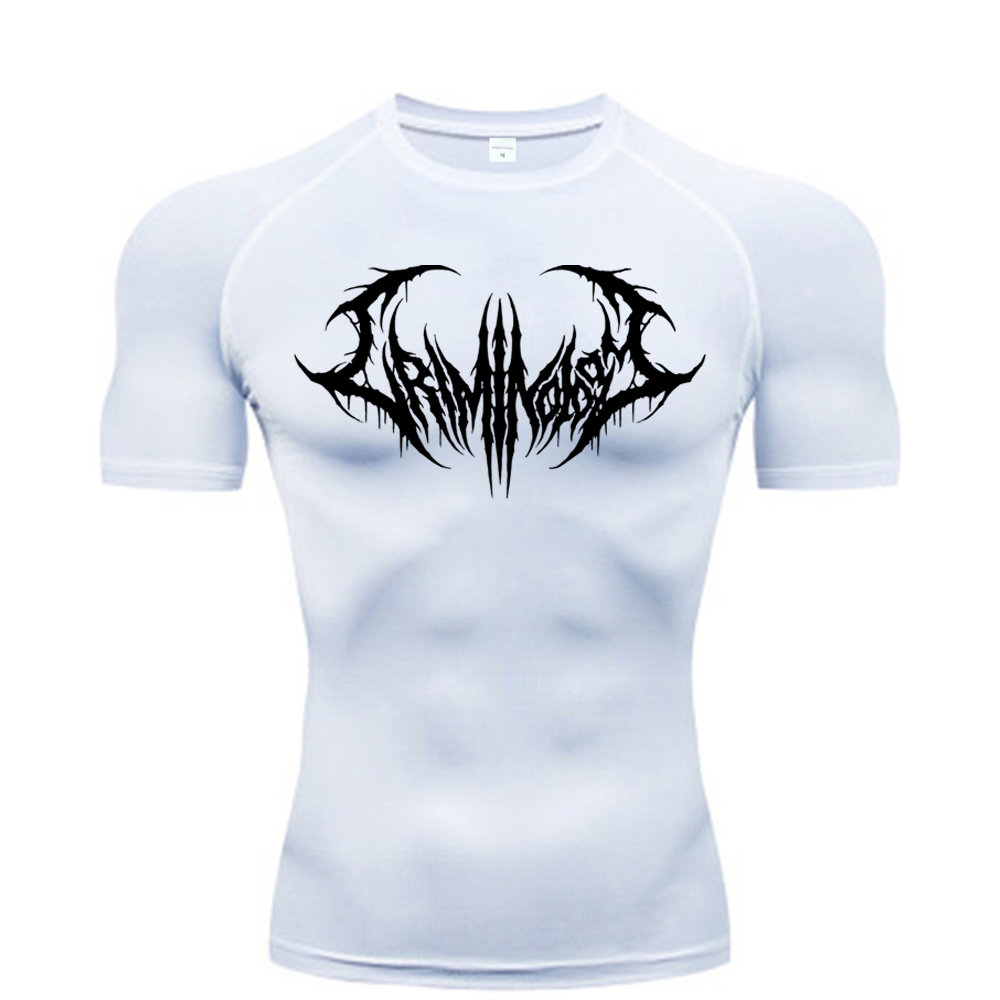Muscle Tee Workout - Camiseta de gimnasio de compresión de