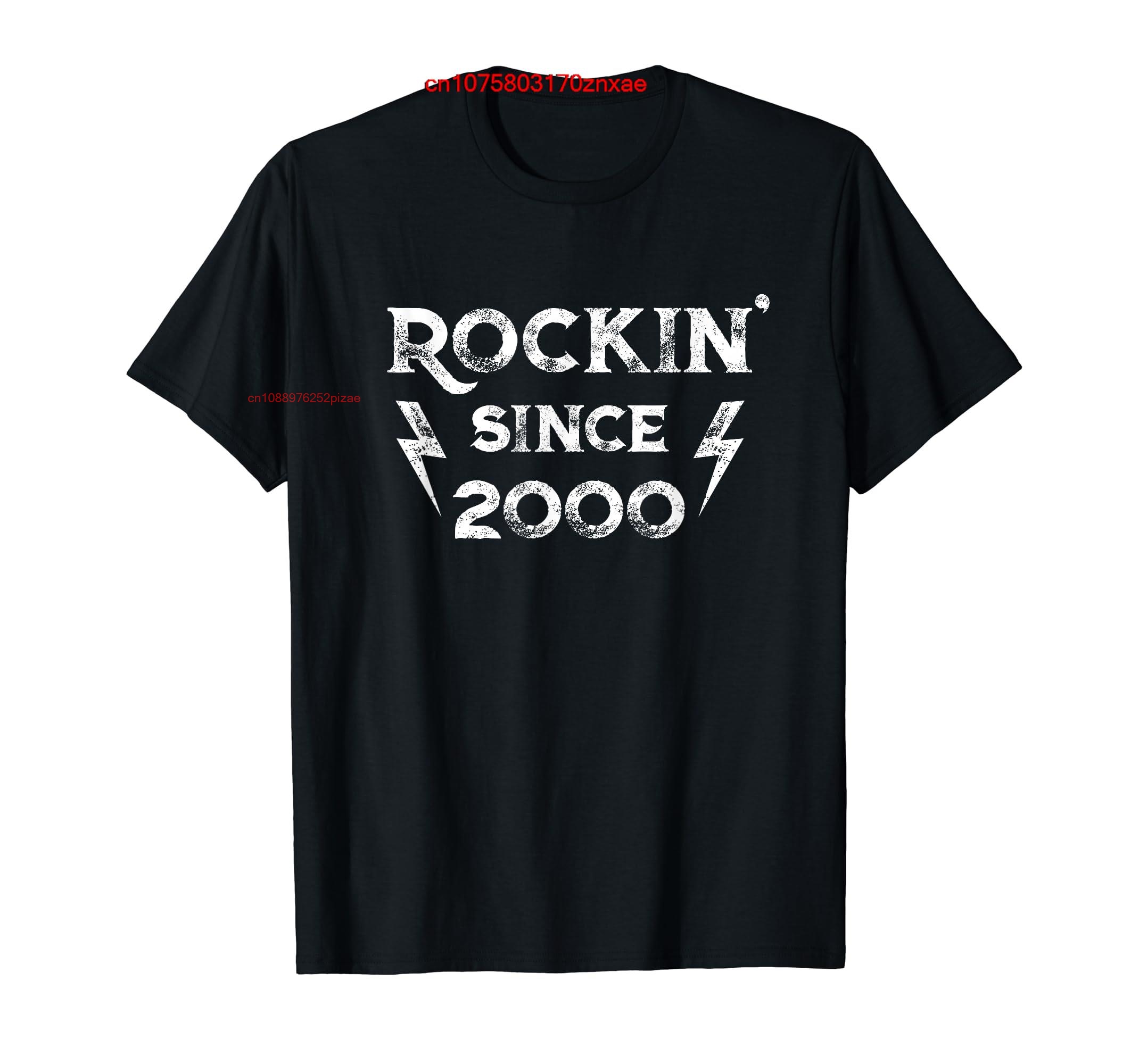 Men'S Fashion Year 2000 - 100% algodón 23 años: Classic Rock