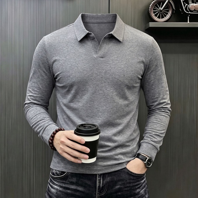 Men'S Fashion Trends - Camiseta de Manga Larga Casual de