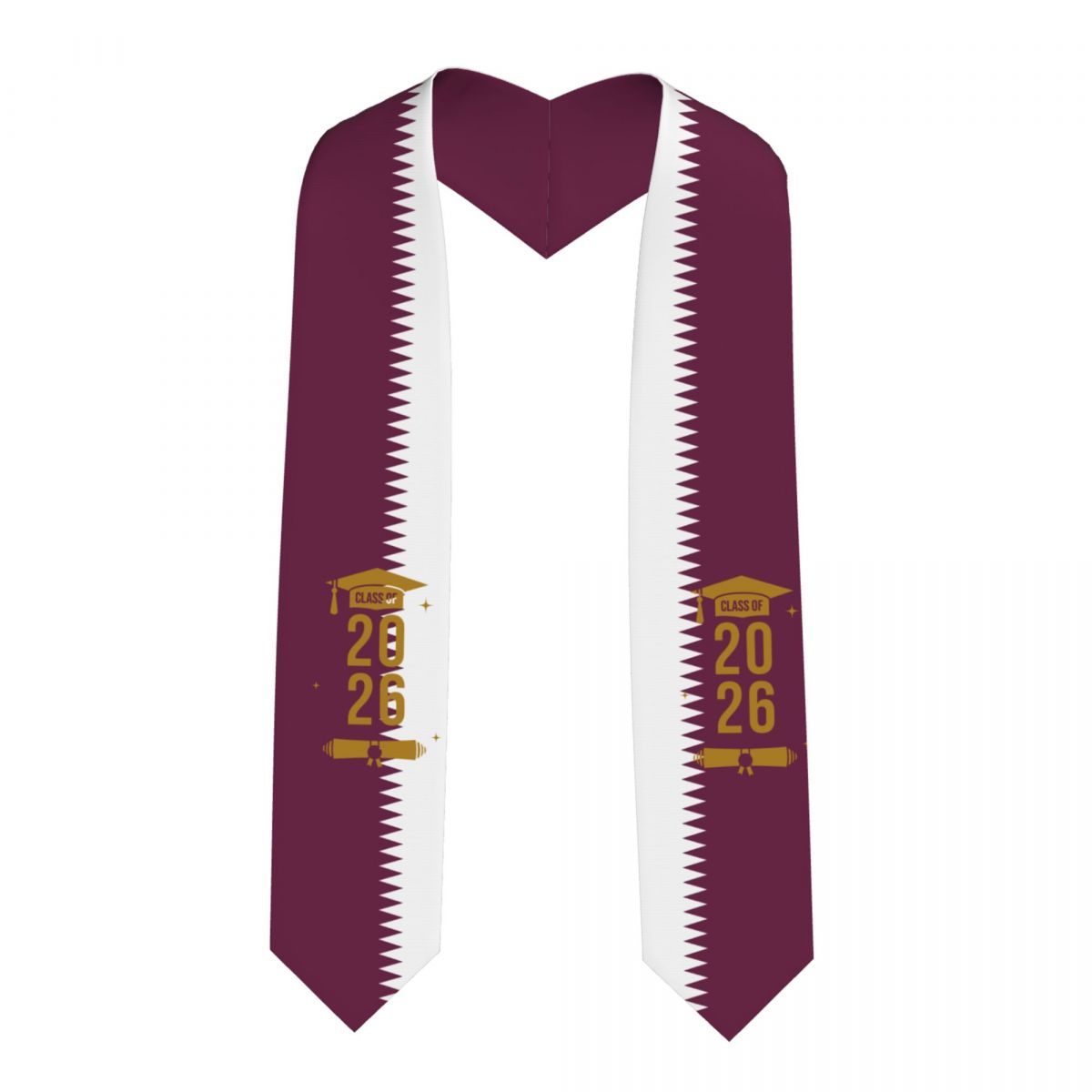 Men'S Fashion Qatar - Estola de Graduación con Bandera de
