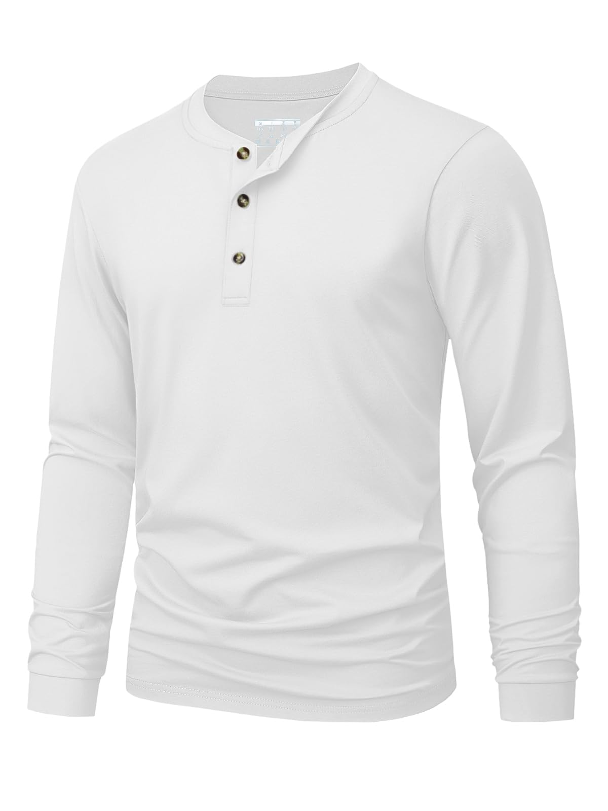 Men'S Tops Fashion - Camiseta Henley para hombre, camisetas de