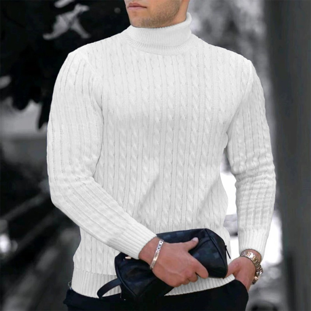 Mens Fashion Mullet - Otoño Invierno nuevo suéter de punto