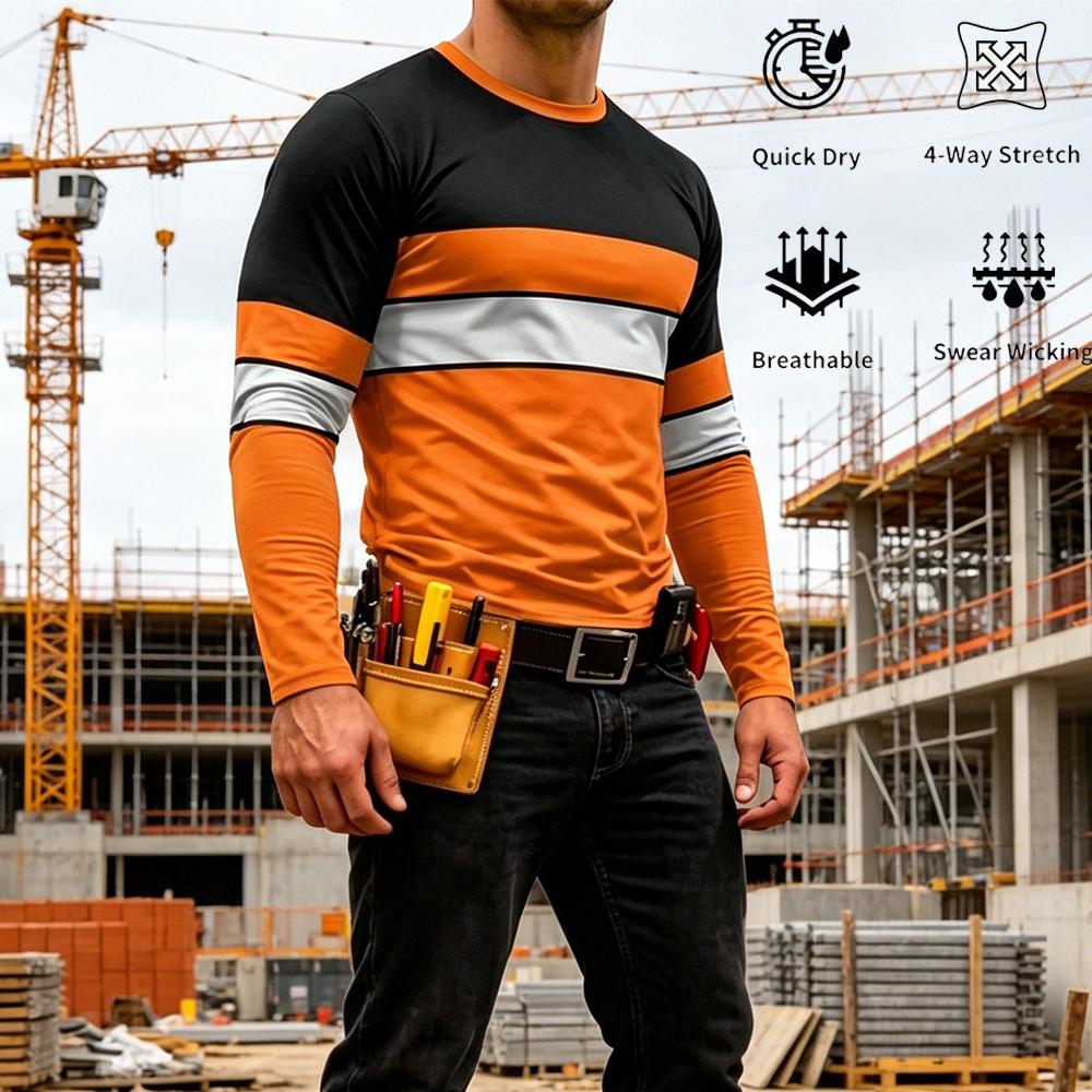 Men'S Fashion Trends - Camiseta de Trabajo a Rayas de
