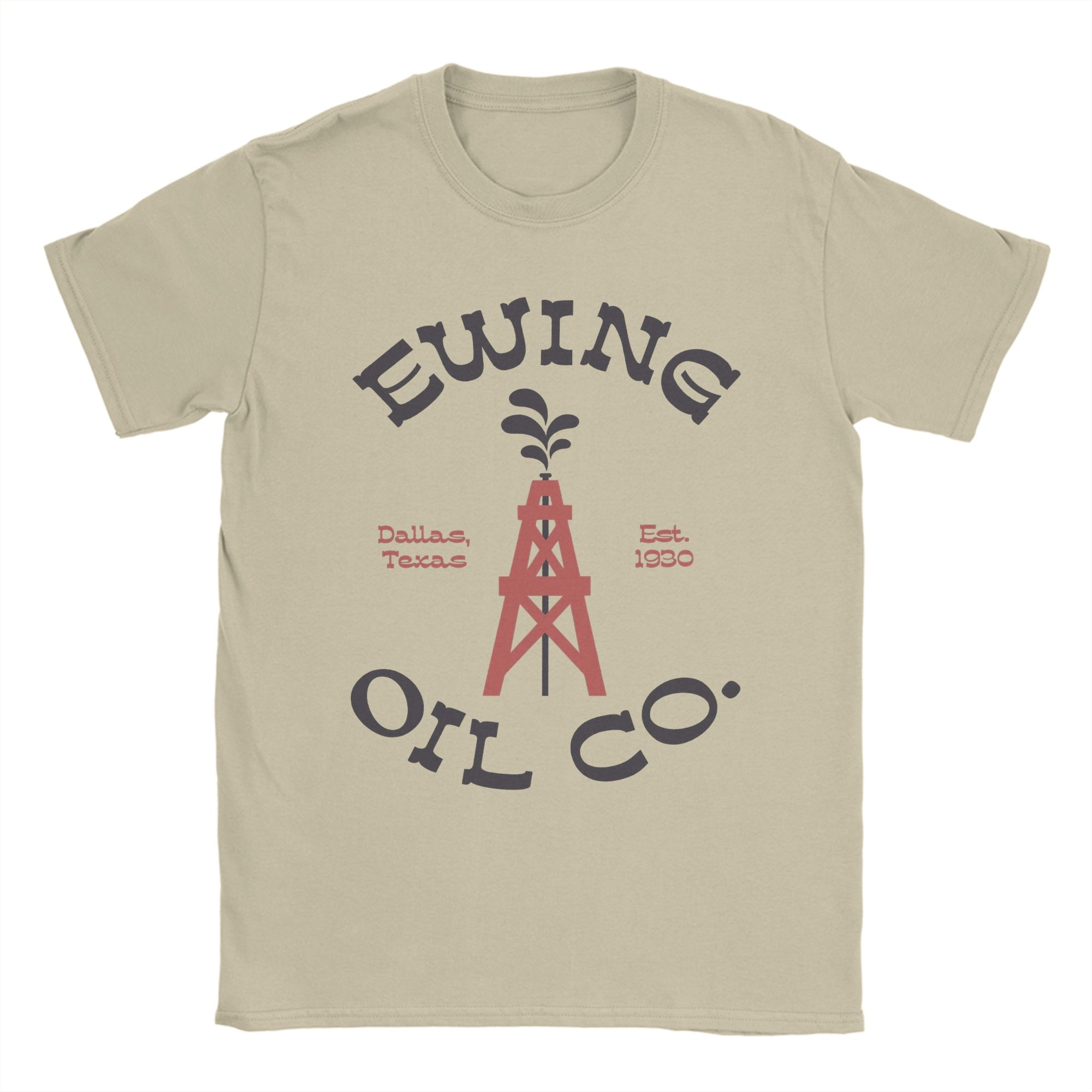 Men'S Fashion 70S - Camiseta Ewing Oil Co. Dallas 70s