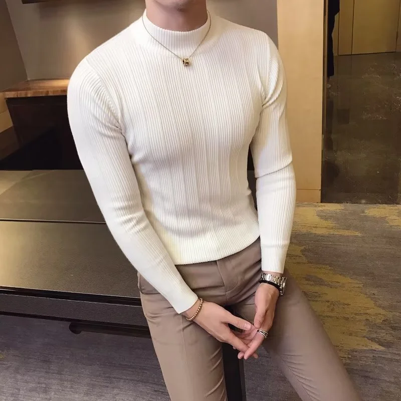 Nuevo Otoño Invierno suéter a  - Mens Fashion Mullet reseña y precio