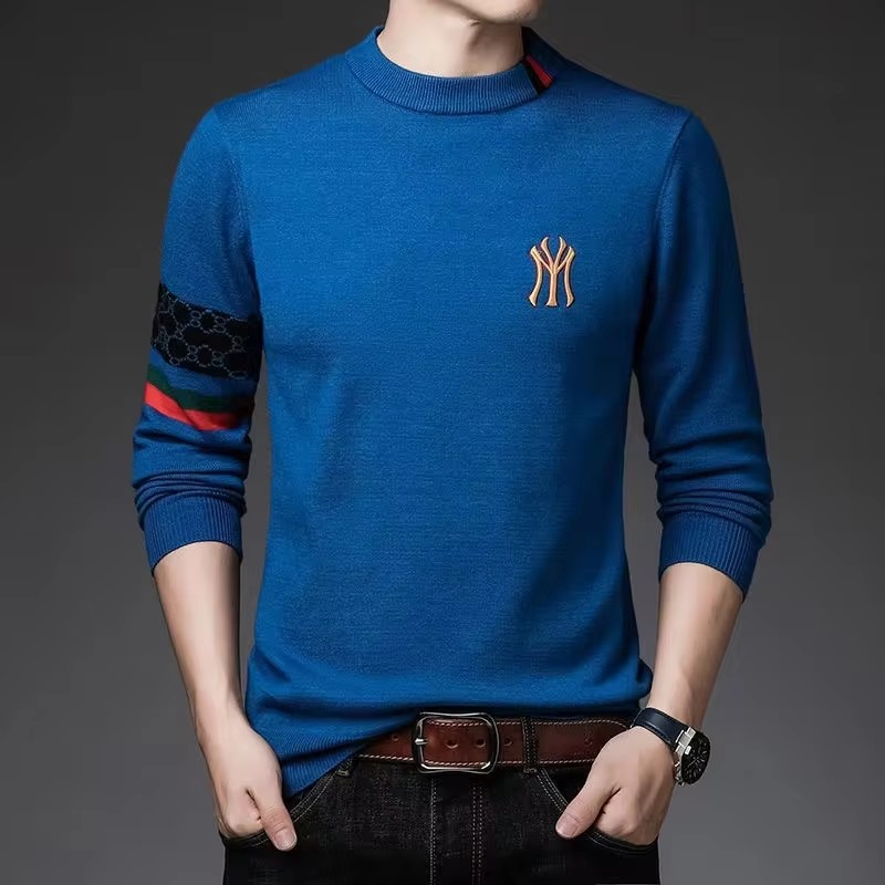 Suéter bordado de marca de dis - Mens Fashion Mullet reseña y precio