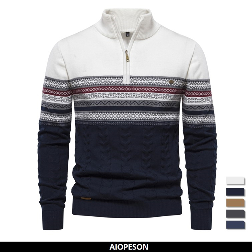 2023 nuevo otoño alta calidad  - Turtleneck Sweater Men reseña y precio
