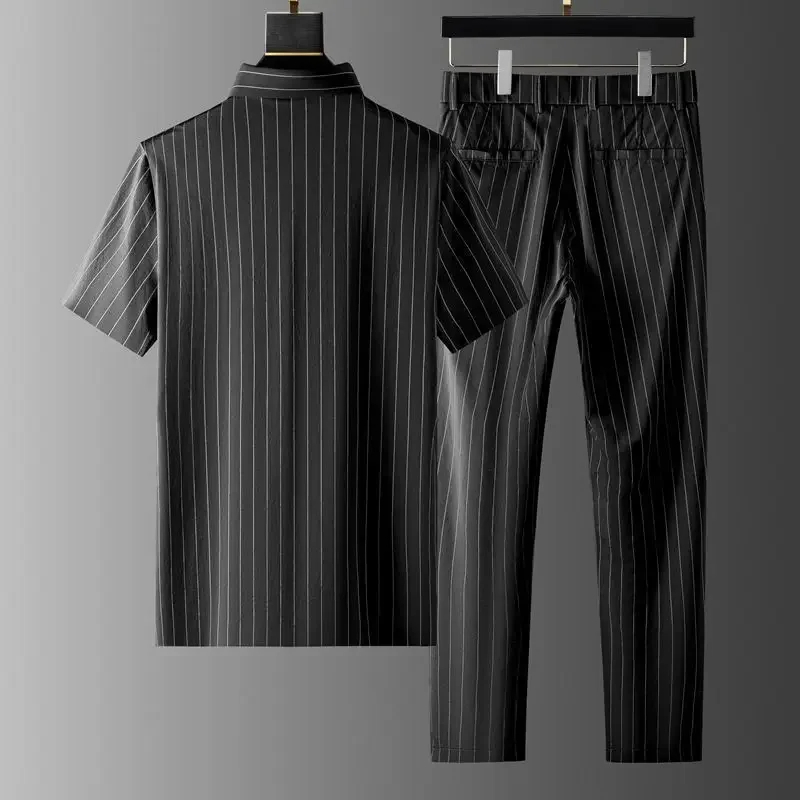 Conjunto de dos piezas a rayas - Polo Shirt Slim reseña y precio