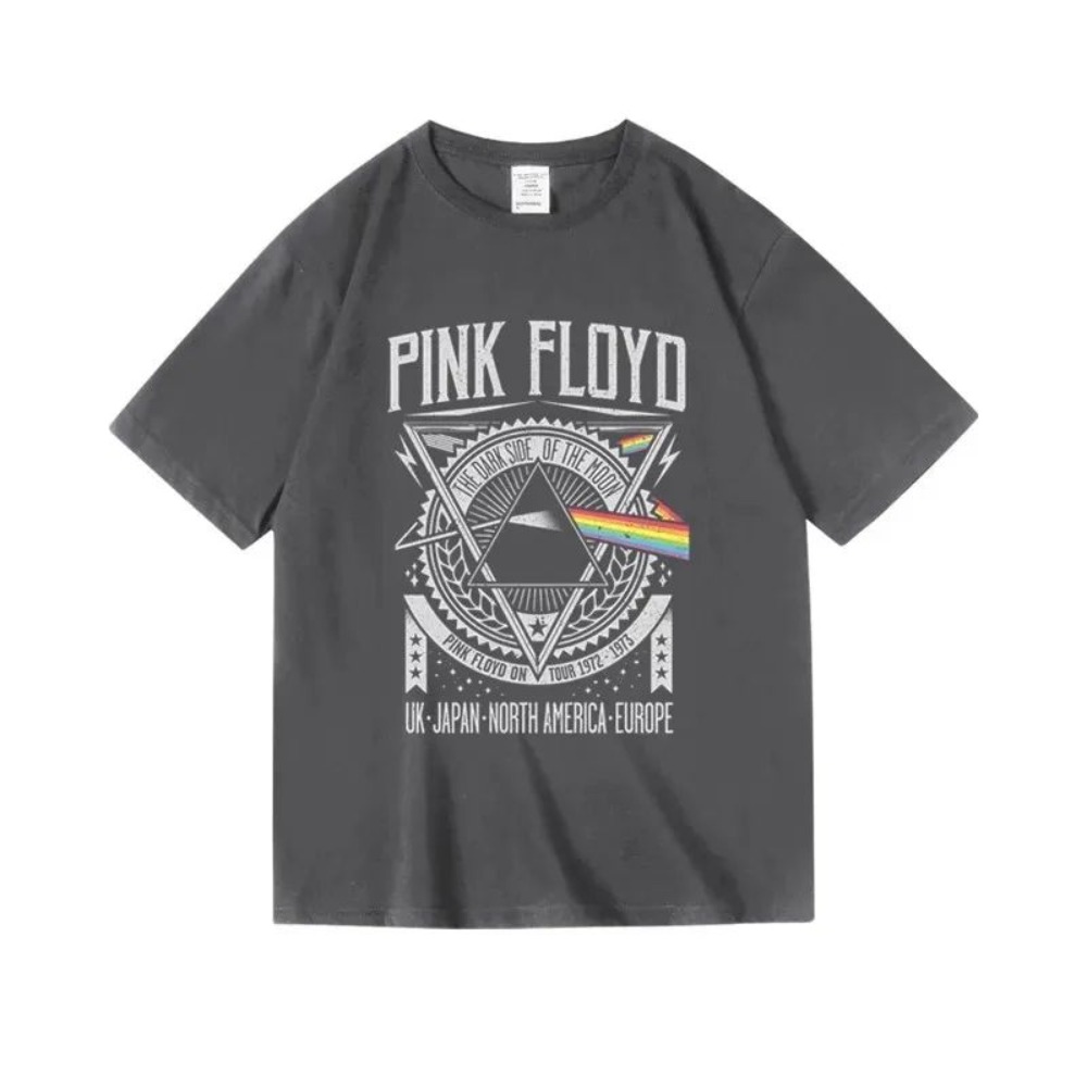 Camiseta Pink Floyd The Moon A - Men'S Fashion Pink Shirt reseña y precio