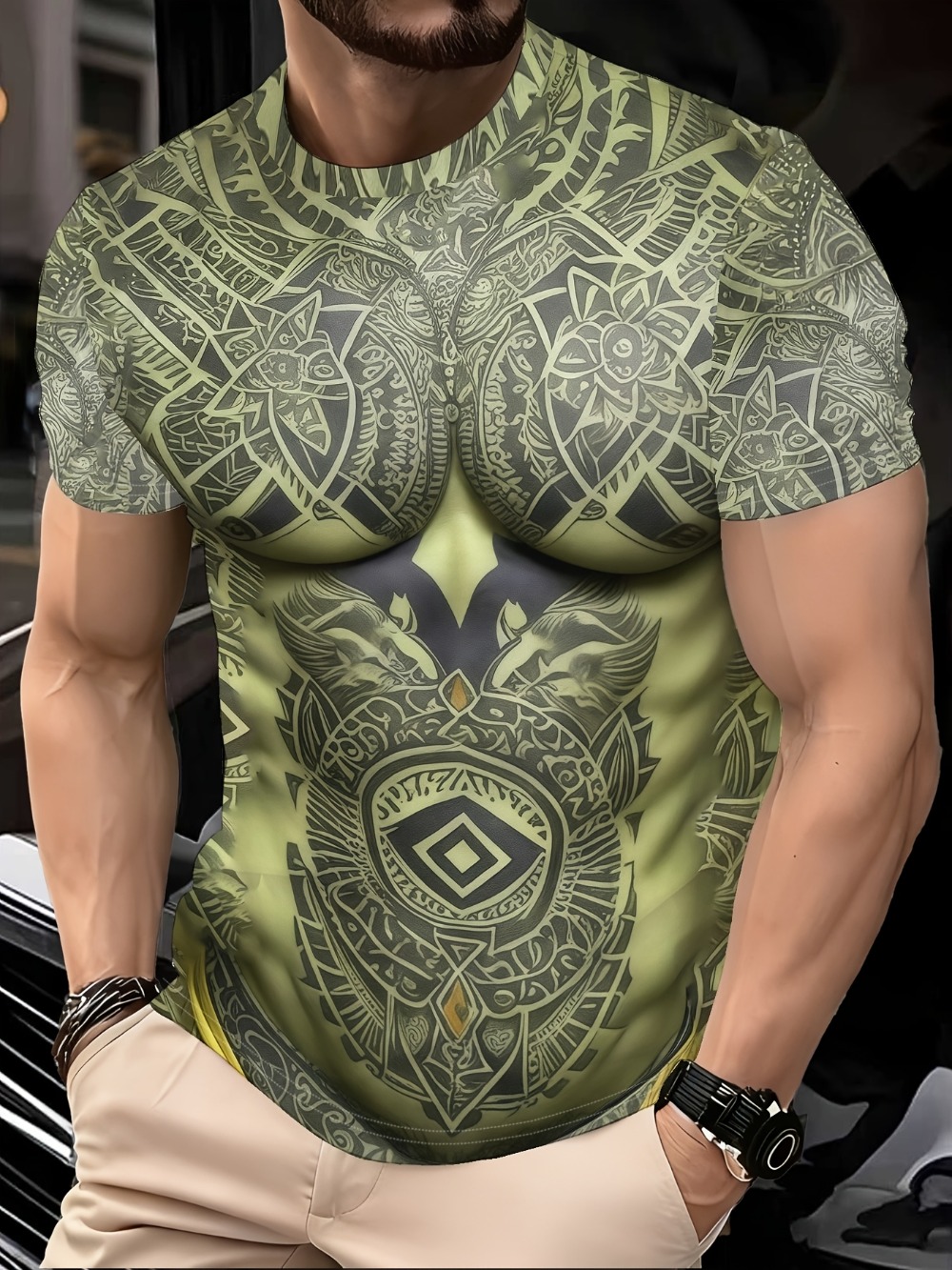 Camiseta deportiva con estampa - Muscle Tee Workout reseña y precio