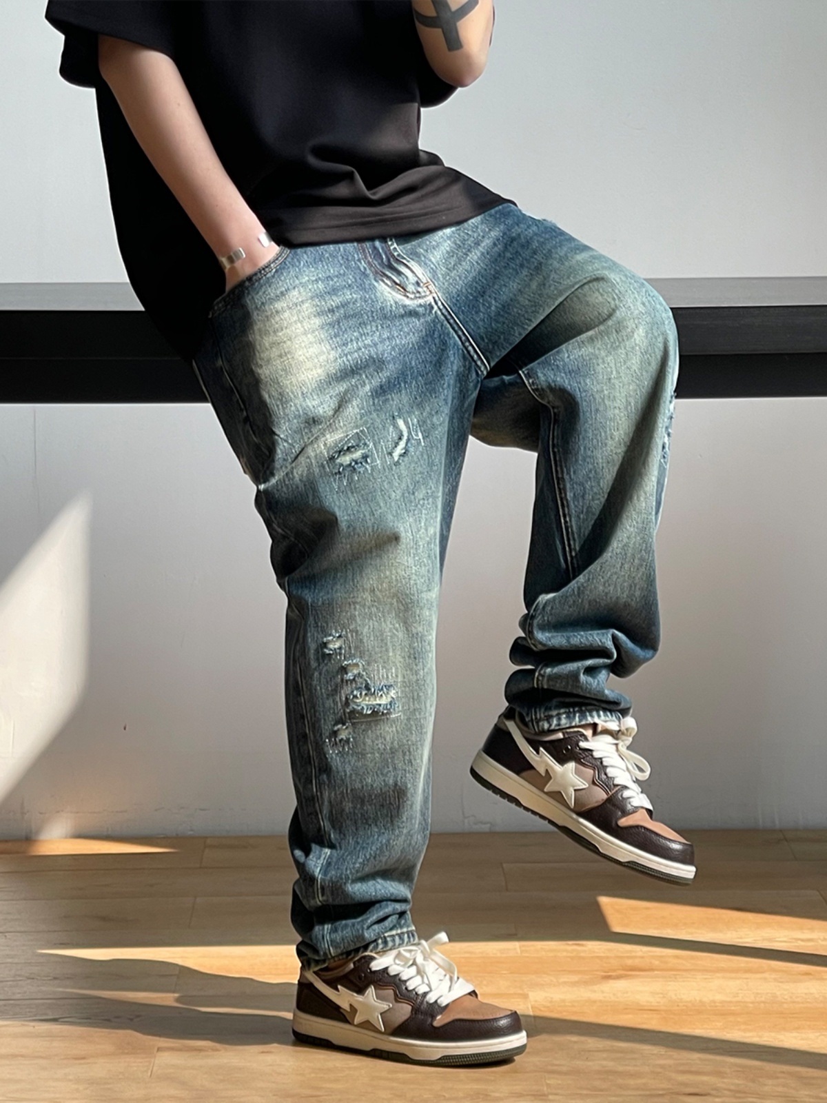 Pantalones vaqueros holgados r - Men'S Fashion With Baggy Jeans reseña y precio