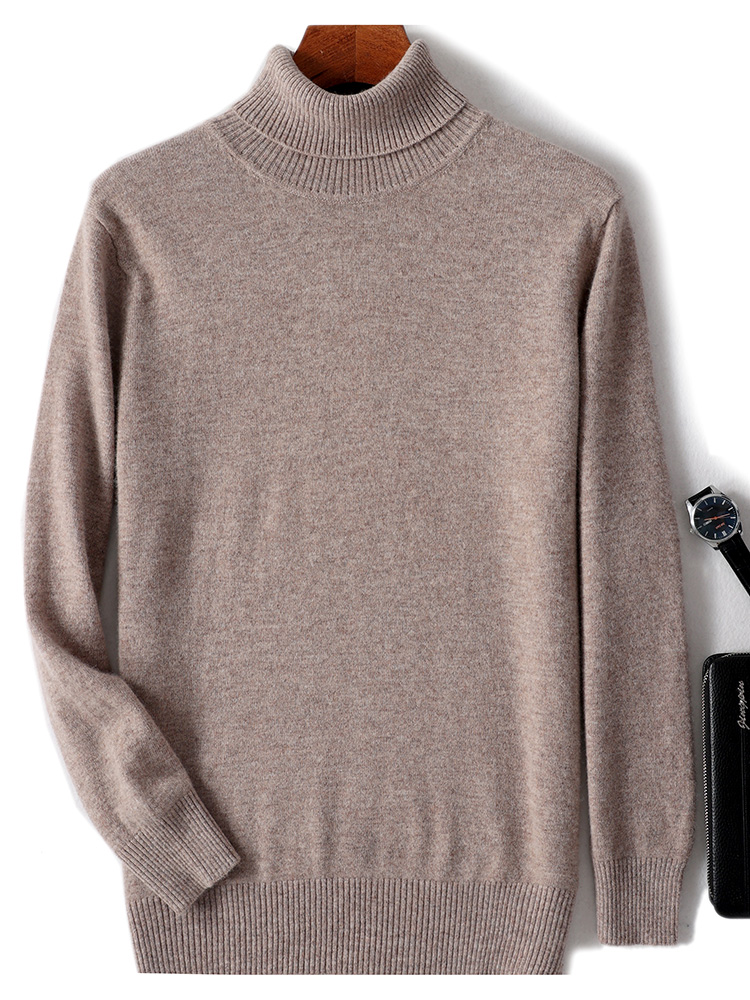 Otoño Invierno hombres jersey  - Turtleneck Sweater Men reseña y precio