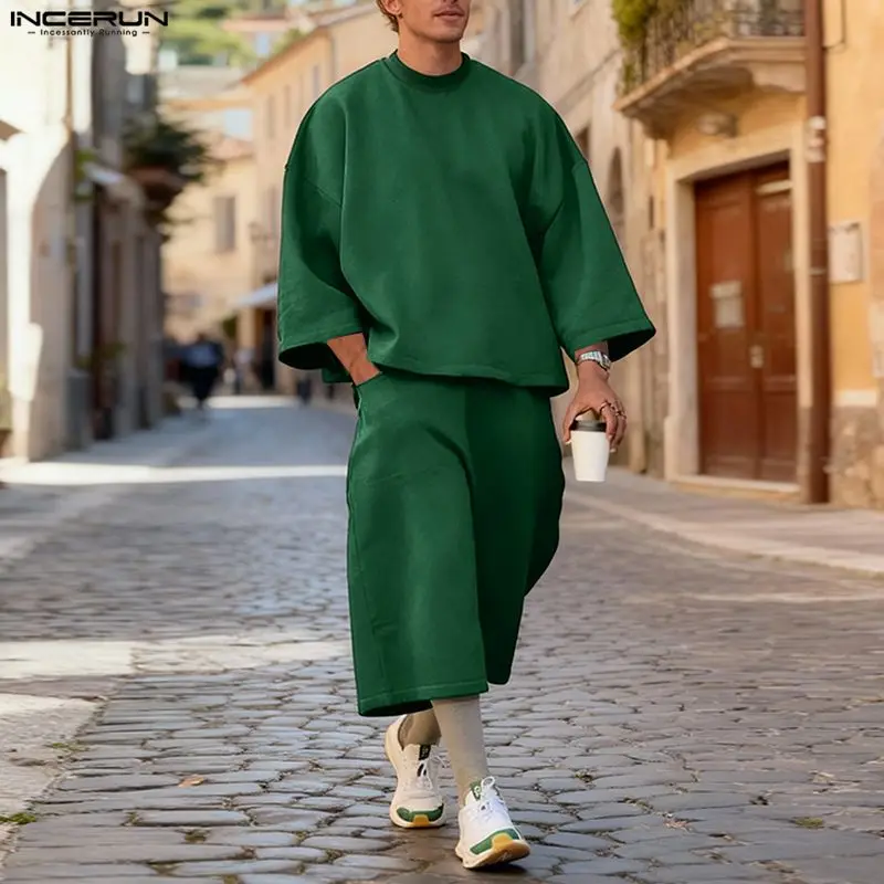 Conjuntos INCERUN para hombre, - Men'S Fashion Color reseña y precio
