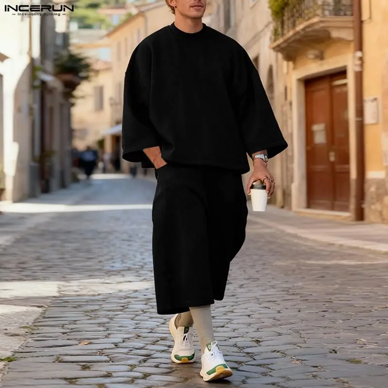 Conjuntos INCERUN para hombre, - Men'S Fashion Color reseña y precio