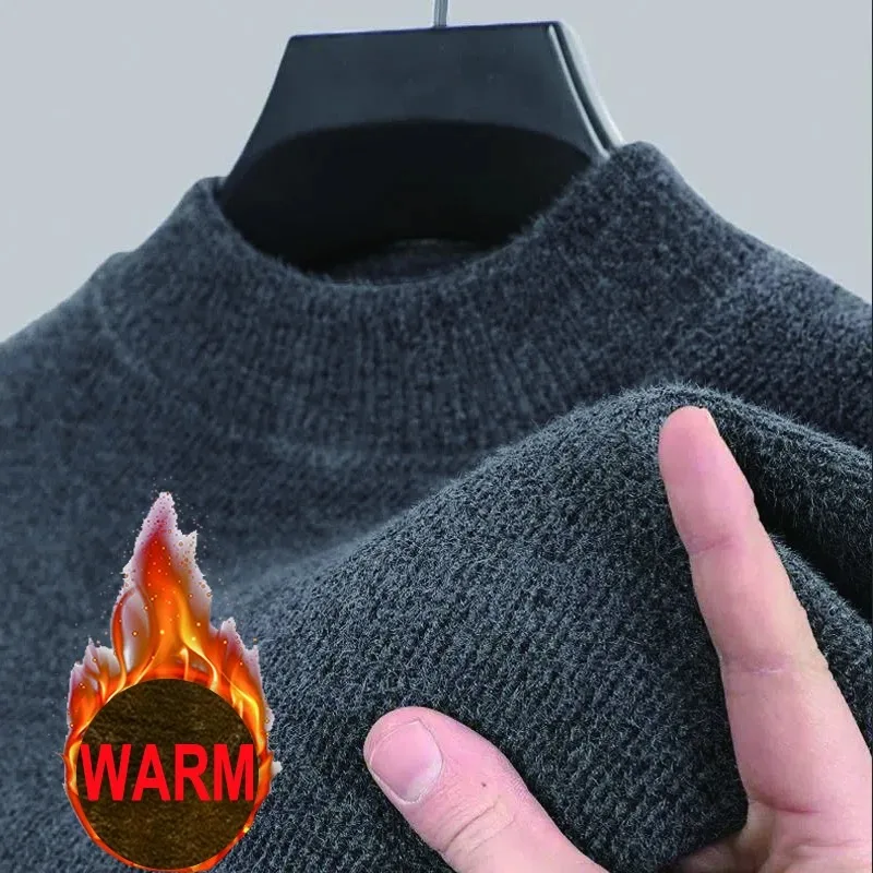 Suéter de punto para hombre, n - Turtleneck Sweater Men reseña y precio