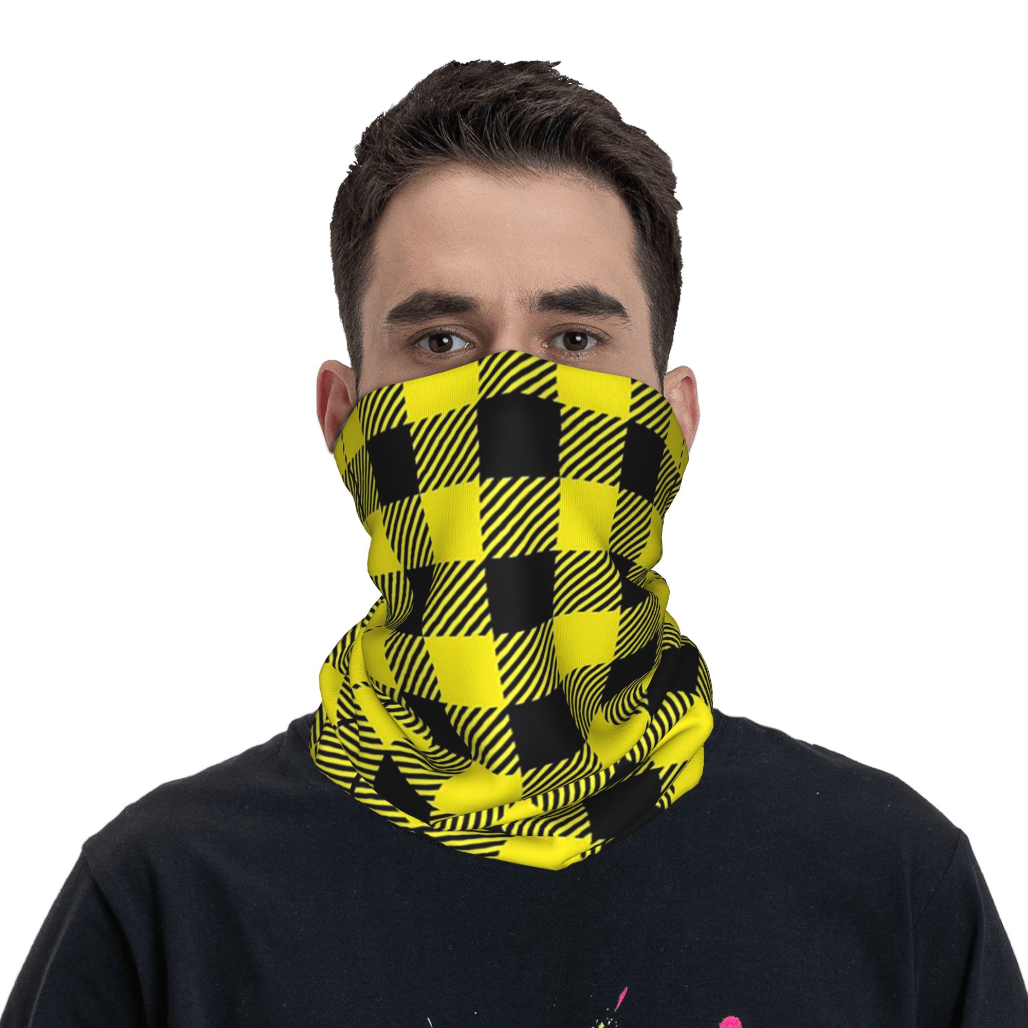 Pañuelo multifuncional con est - Yellow Men'S Fashion reseña y precio