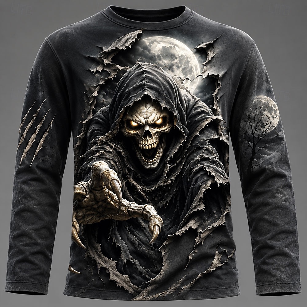 Camiseta de manga larga con es - Men'S Fashion Trends reseña y precio