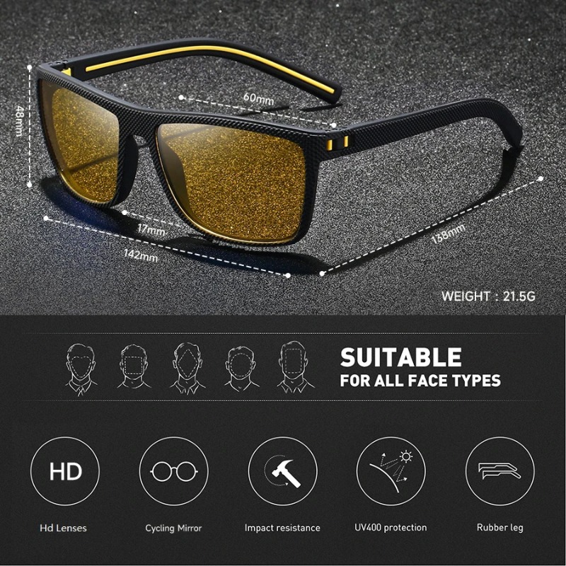 Gafas de Visión Nocturna Amari - Yellow Men'S Fashion reseña y precio