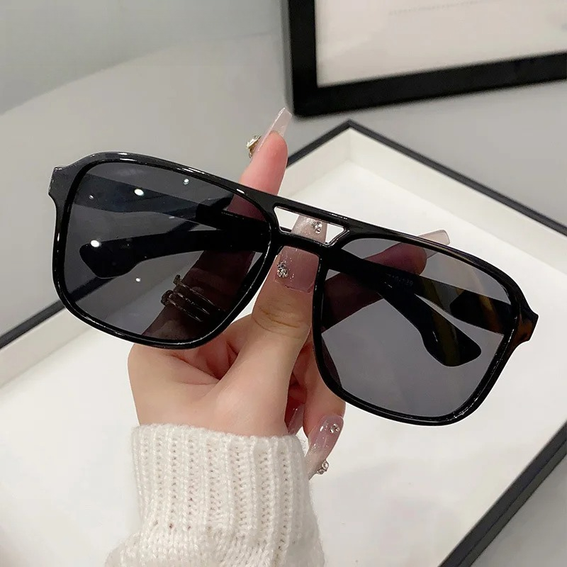 Gafas de Sol Cuadradas con Dob - Yellow Men'S Fashion reseña y precio