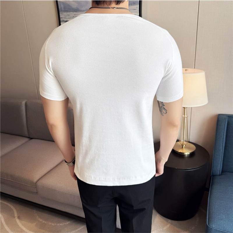 Camiseta Henley Ajustada para  - Muscle Tee Workout reseña y precio