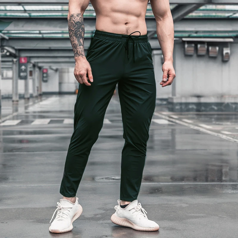 Pantalones deportivos para hom - Jogger Sweatpants Men reseña y precio