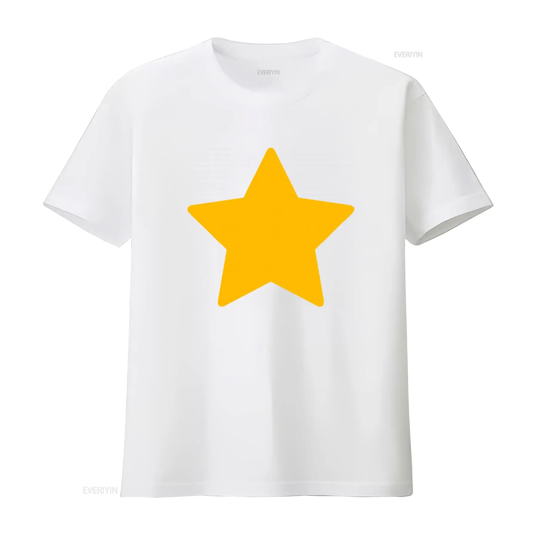 Camiseta con estampado de estr - Yellow Men'S Fashion reseña y precio
