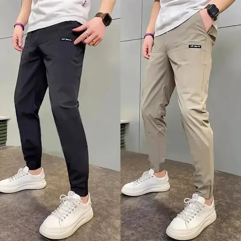 Pantalones Cargo Ajustados de  - Jogger Sweatpants Men reseña y precio