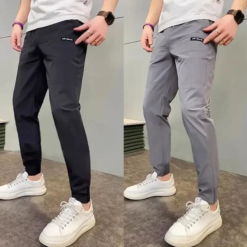 Pantalones Cargo Ajustados de  - Jogger Sweatpants Men reseña y precio