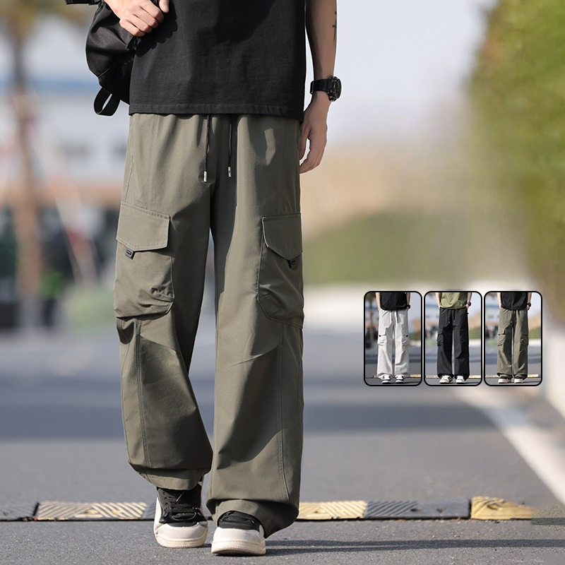 Pantalones Cargo de Hip Hop Am - Jogger Sweatpants Men reseña y precio
