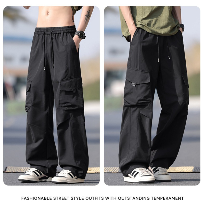 Pantalones Cargo de Hip Hop Am - Jogger Sweatpants Men reseña y precio
