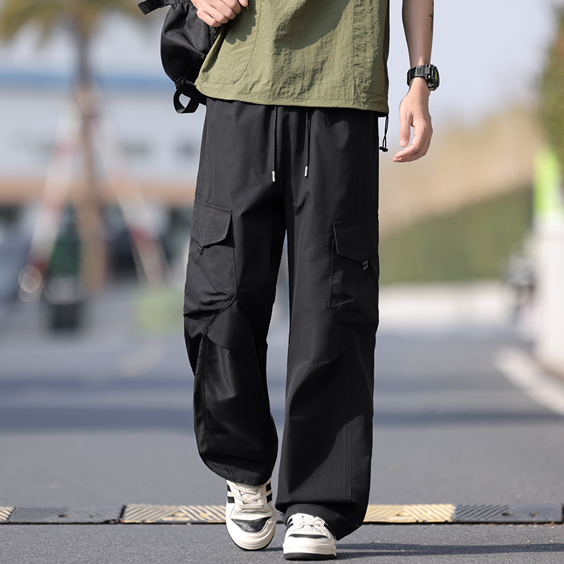 Pantalones Cargo de Hip Hop Am - Jogger Sweatpants Men reseña y precio