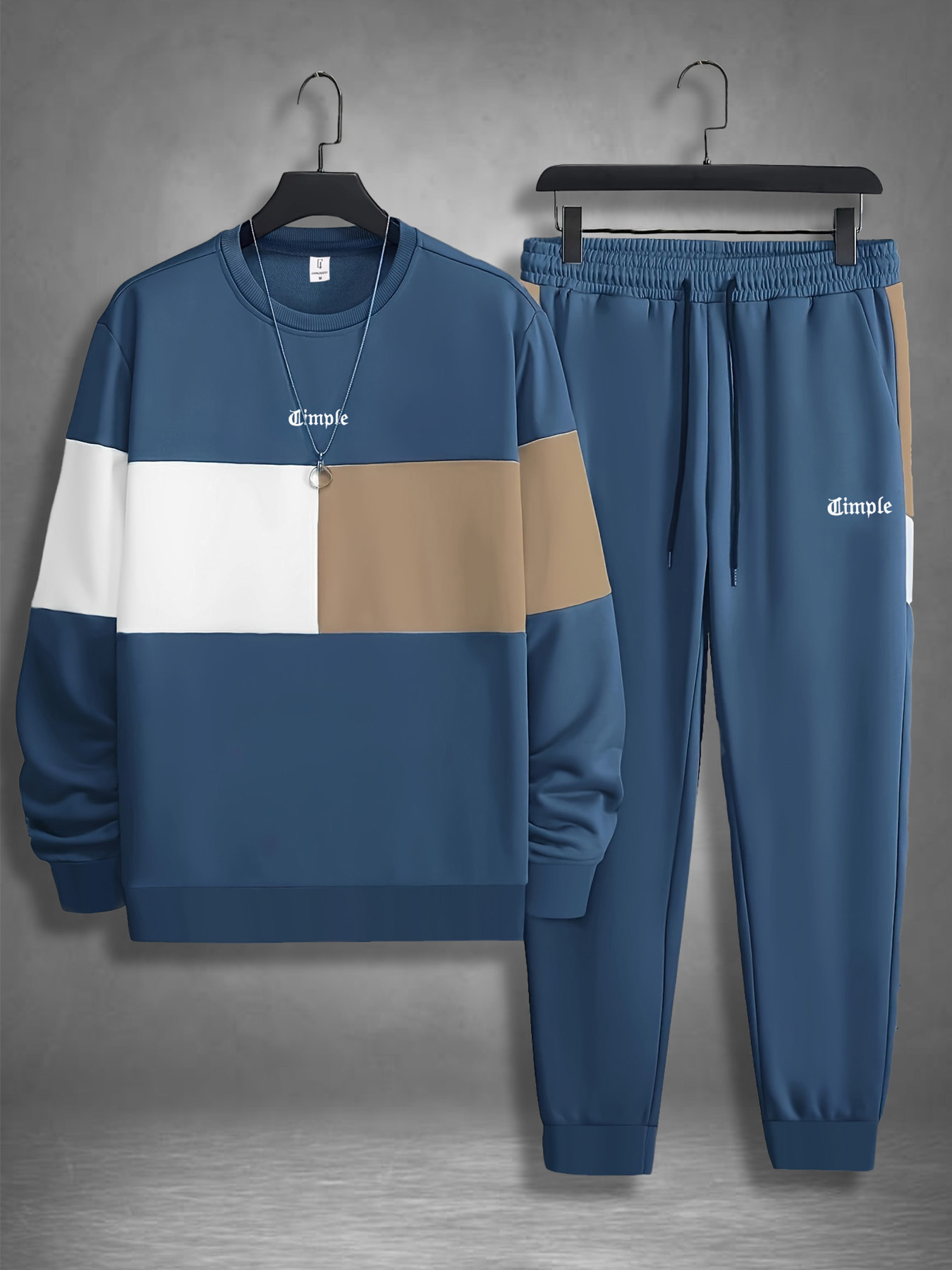 Conjunto informal de dos pieza - Jogger Sweatpants Men reseña y precio