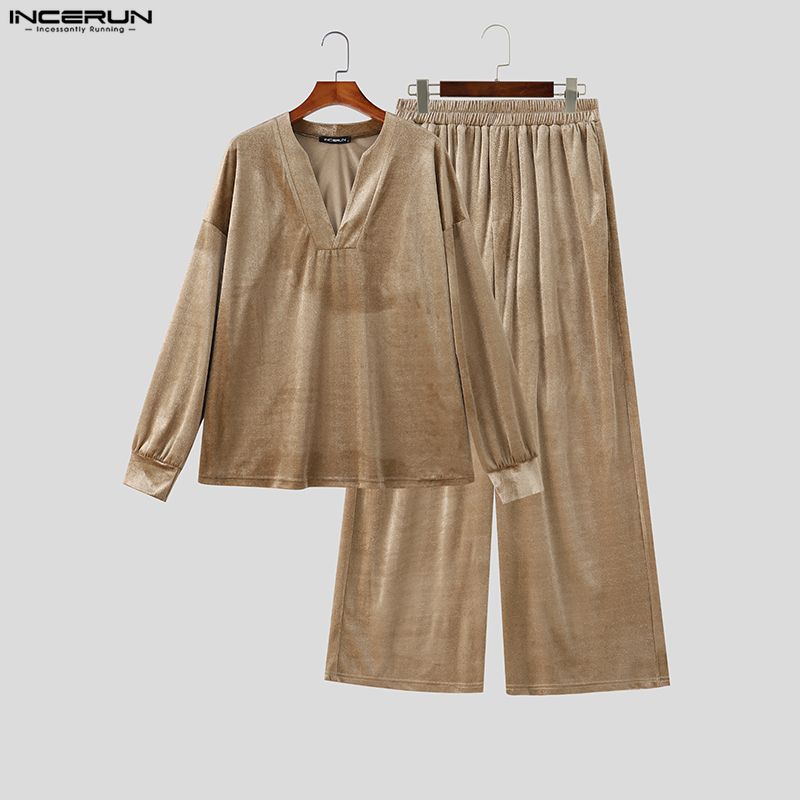 Conjuntos de hombre INCERUN, c - Men'S Fashion Color reseña y precio